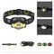 COB LED + LED čelovka P3536, 220 lm, 100 m, 3× AAA