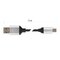 USB kábel 2.0 A/M - C/M 1m čierny