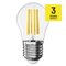 LED žiarovka Filament Mini Globe / E27 / 5,9 W (60 W) / 806 lm / Teplá biela