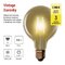 LED žiarovka Vintage G95 / E27 / 4,5 W (40 W) / 420 lm / Teplá biela