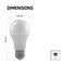 LED žiarovka Classic A60/ E27 / 10,5 W (75 W) / 1 060 lm / teplá b./krokovo stmievateľné