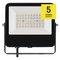 LED reflektor AVENO čierny, 30W neutrálna biela