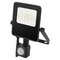 LED reflektor VISIO s pohybovým čidlom, 10W, neutrálna biela, čierný