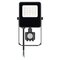 LED reflektor VISIO s pohybovým čidlom, 10W, neutrálna biela, čierný