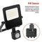 LED reflektor VISIO s pohybovým čidlom, 20 W, neutrálna biela, čierný