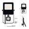 LED reflektor VISIO s pohybovým čidlom, 20 W, neutrálna biela, čierný
