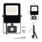 LED reflektor VISIO s pohybovým čidlom, 30 W, neutrálna biela, čierný
