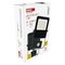 LED reflektor VISIO s pohybovým čidlom, 30 W, neutrálna biela, čierný