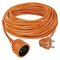 Predlžovací kábel 30 m / 1 zásuvka / oranžový / PVC / 250 V / 1,5 mm2
