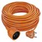 Predlžovací kábel 40 m / 1 zásuvka / oranžový / PVC / 250 V / 1,5 mm2