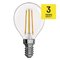 LED žiarovka Filament Mini Globe 4W E14 teplá biela