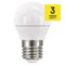 LED žiarovka Classic Mini Globe 5W E27 teplá biela