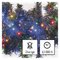 LED vianočná reťaz – ježko, 12 m, vonkajšia aj vnútorná, multicolor, časovač