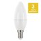 LED žiarovka True Light 4,2W E14 teplá biela