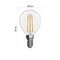 LED žiarovka Filament Mini Globe 4W E14 teplá biela