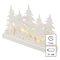 LED dekorácia drevená – vianočná dedinka, 31 cm, 2x AA, vnútorná, teplá biela, časovač