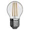 LED žiarovka Filament Mini Globe 3,4W E27 teplá biela