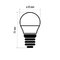LED žiarovka Classic Mini Globe 6W E27 neutrálna biela