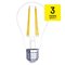 LED žiarovka Filament A60 3,4W E27 neutrálna biela