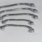 Kľúče zahnuté očkoploché sada 5 dielna