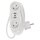 Predlžovací kábel 2 m / 2 zásuvky+2×USB A+1×USB C / biely / PVC / 1 mm2