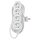 Predlžovací kábel 5 m / 4 zásuvky / biely / PVC / 1 mm2