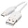 USB kábel 2.0 A/M - micro B/M 1m biely, Quick Charge