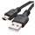 USB kábel 2.0 A/M - mini B/M 2m čierny