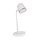 LED stolná lampa ABBIE, dobíjacia, biela