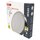 LED prisadené svietidlo, kruhové, strieborné, 28,5W, CCT