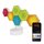 GoSmart LED stolná lampa Hexagon biela, 6 častí, RGBIC stmievateľná, WiFi