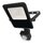 LED reflektor VISIO s pohybovým čidlom, 10W, neutrálna biela, čierný