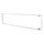 Rámik pre LED panel 30×120cm, bezskrutkový