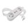 Predlžovací kábel 1,4 m / 2 zásuvky+2×USB-A+1×USB-C / biely / PVC / 1,5 mm2