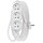 Predlžovací kábel 5 m / 3 zásuvky / biely / PVC / 1,5 mm2