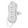 Predlžovací kábel 5 m / 4 zásuvky / biely / PVC / 1,5 mm2