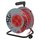 Predlžovací kábel na bubne 25 m / 4 zásuvky / s vypínačom / červený / PVC / 230V / 1,5 mm2