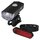 LED predné + zadné nabíjacie svietidlo na bicykel P3923, 90 lm