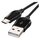 USB kábel 2.0 A/M - micro B/M 1m čierny, Quick Charge