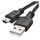 USB kábel 2.0 A/M - mini B/M 2m čierny