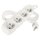 Predlžovací kábel 3 m / 4 zásuvky / biely / PVC / 1 mm2
