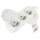 Predlžovací kábel 10 m / 3 zásuvky / biely / PVC / 1,5 mm2
