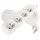 Predlžovací kábel 10 m / 4 zásuvky / biely / PVC / 1,5 mm2