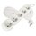 Predlžovací kábel 10 m / 5 zásuviek / biely / PVC / 1,5 mm2