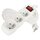 Predlžovací kábel 10 m / 3 zásuvky / s vypínačom / biely / PVC / 1,5 mm2
