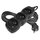 Predlžovací kábel 5 m / 3 zásuvky / čierny / PVC / 1,5 mm2