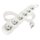 Predlžovací kábel 2 m / 6 zásuviek / biely / PVC / 1 mm2