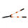 Nožnice na živý plot, vlnité ostrie, teleskopické 640-870mm