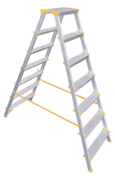 Obojstranné schodíky hliníkové 967 s integrovaným pántom HOBBY