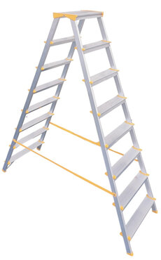 Obojstranné schodíky hliníkové 968 s integrovaným pántom HOBBY